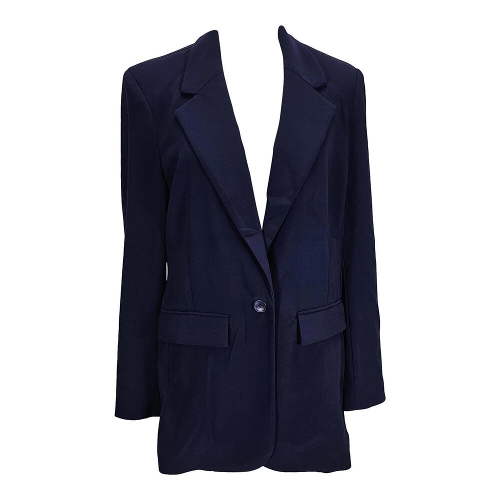 Bosto Proper Classic Navy Women's Blazer - Boss Babe Vibes Included/14
